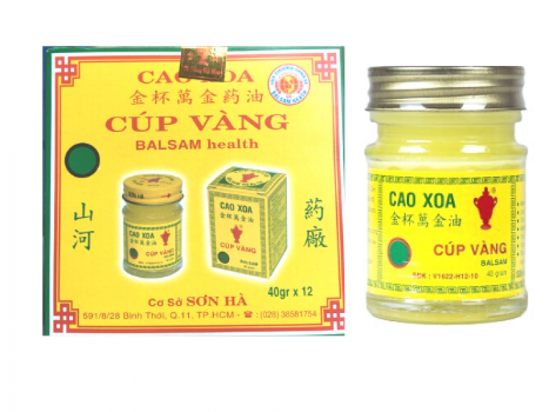 Giá sỉ Cao Xoa Cúp Vàng 40g